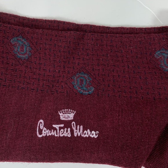 Vintage Deadstock - Countess Mara - Meriwool Dress Socks- NWT - Picture 4 of 4